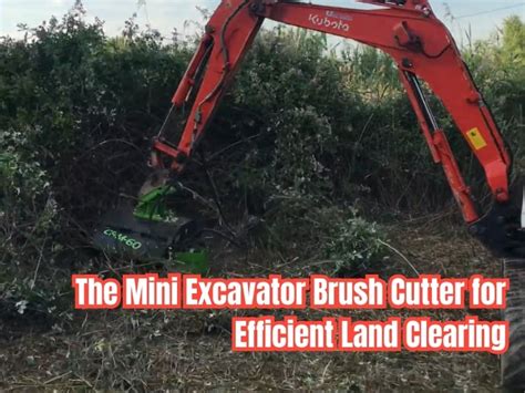 clearing brush with mini excavator|How to use a compact excavator to complete landscaping jobs.